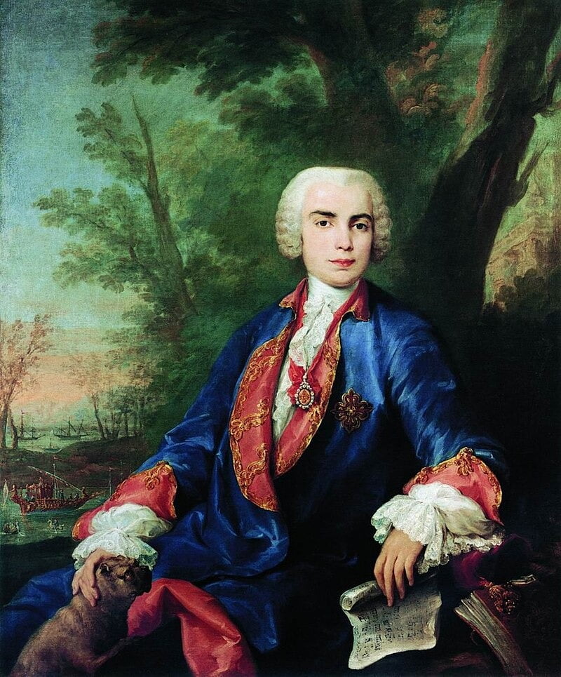 '파리넬리 (카를로 브로스키)'를 그린 초상화, 1752 ⓒ독일 위키피디아