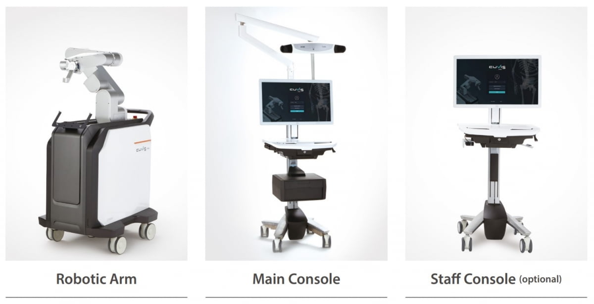 척추수술로봇 _큐비스-스파인 시스템 / 사진=큐렉소 제공