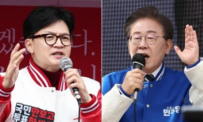한동훈 신촌·이재명 대전…與野 사전투표 '총력전'