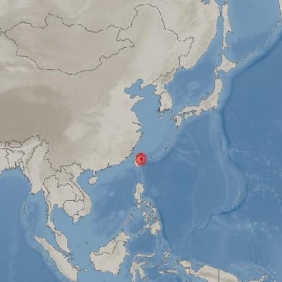 대만 화롄현 북북동쪽 바다서 규모 5.4 지진 발생