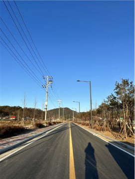 메타세쿼이아길로 조성한 동충주 산업단지 