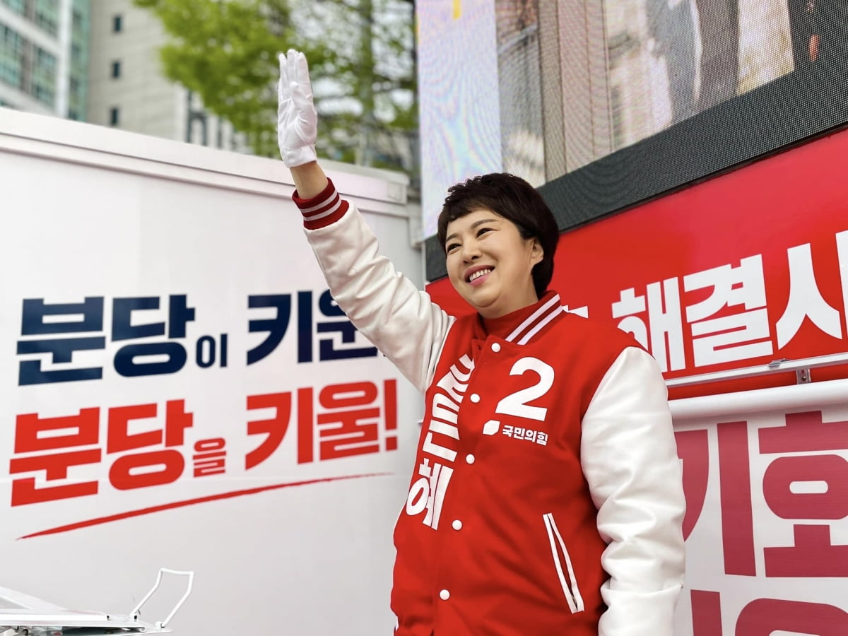 22대 총선에서 국민의힘 분당을 후보로 나선 김은혜 후보/ 사진 = 페이스북