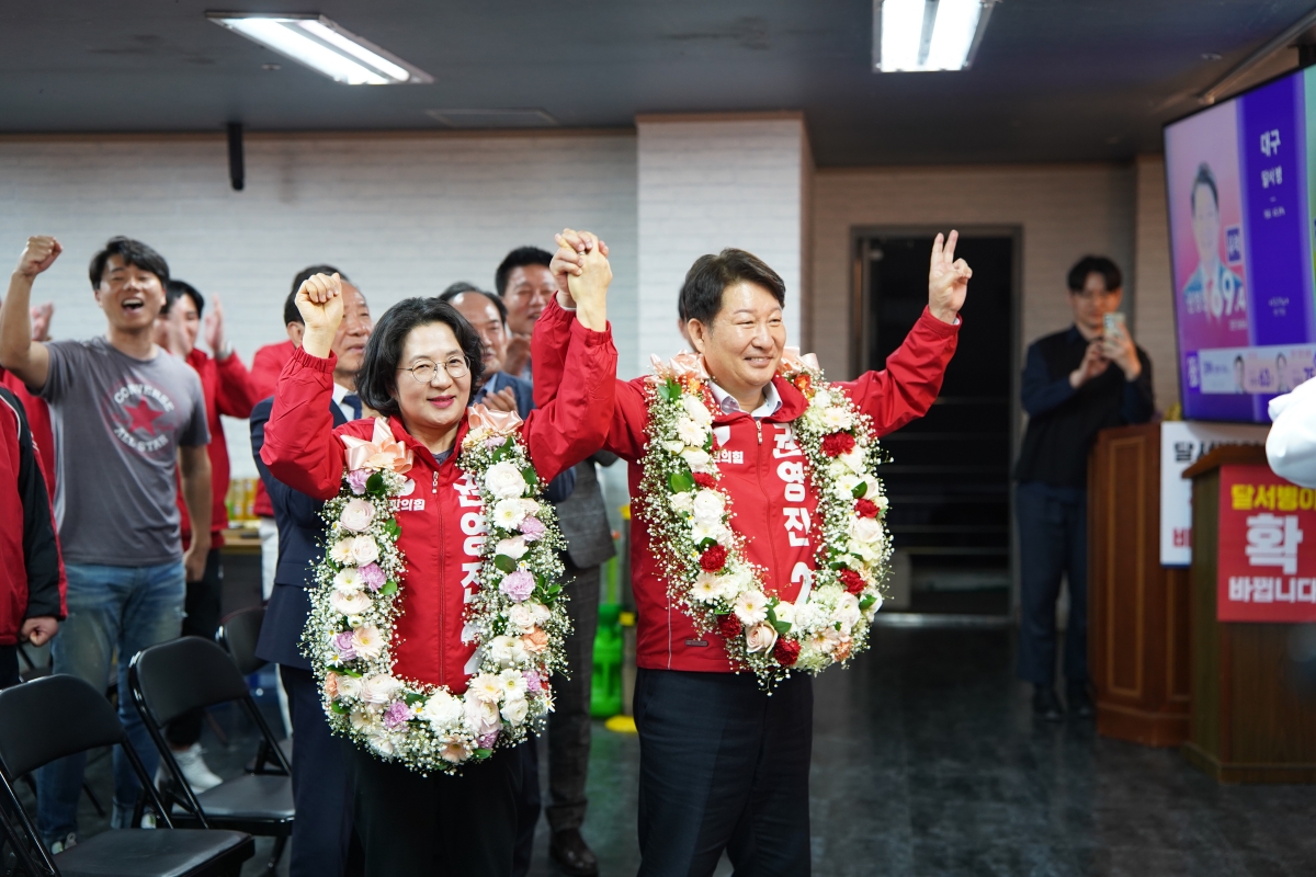 권영진 대구 달서병 후보 "의원들과 똘똘뭉쳐 대구경북 이익 지키겠다"