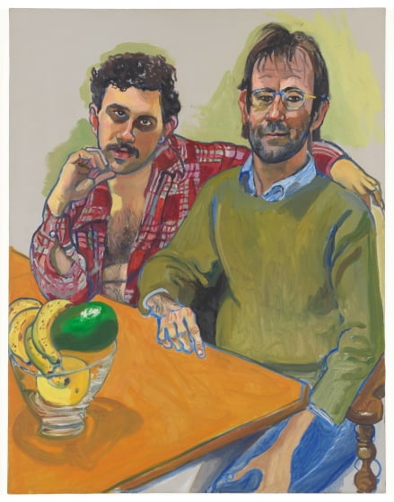 제프리 헨드릭스와 브라이언(1978). 둘은 연인 사이였다. 닐은 성소수자처럼 사회 주류에서 동떨어진 사람들에 관심이 많았다. /샌프란시스코 미술관 소장