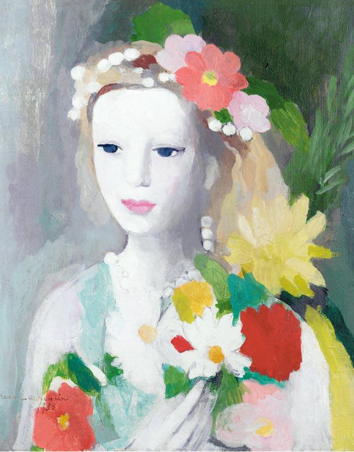 Jeune Fille à la Guirlande de Fleurs(1935).