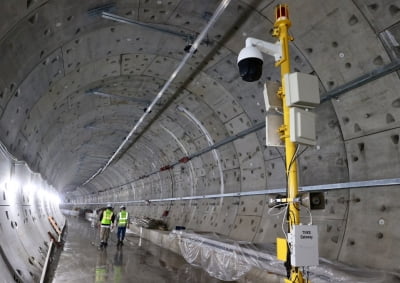 현대건설, 지하 터널 공사에 '스마트 안전 시스템' 도입