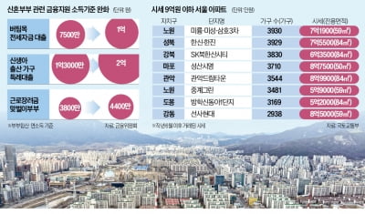 부부 연소득 2억까지 특례대출…9억이하 아파트 '들썩'
