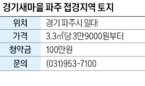 경기새마을 파주 접경지역 토지, 파주 '평화경제특구' 규제 완화 기대 토지