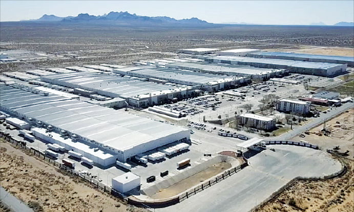 멕시코 후아레스에 위치한 폭스콘 공장 전경.  폭스콘 홈페이지
 