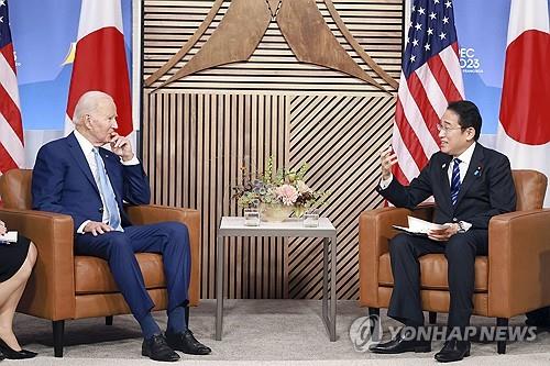 기시다 "북한과 대화 열려 있어…미일 정상회담서 협력해 대응"