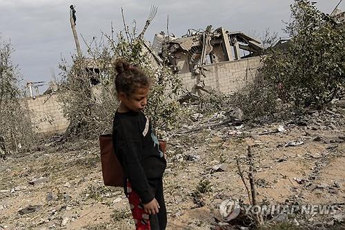 유니세프 "가자지구 어린이 절반 학교 못 다녀"