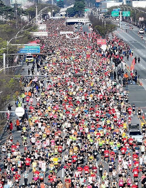 대구마라톤, 풀코스 처음 도전한 케냐 선수들 1·2위 석권