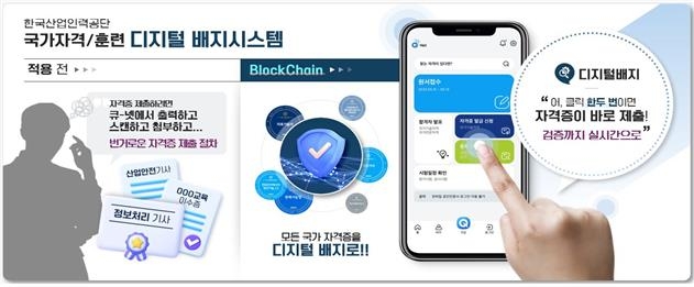 1천여종 국가자격증, 블록체인 기반 '디지털 배지'로 발급