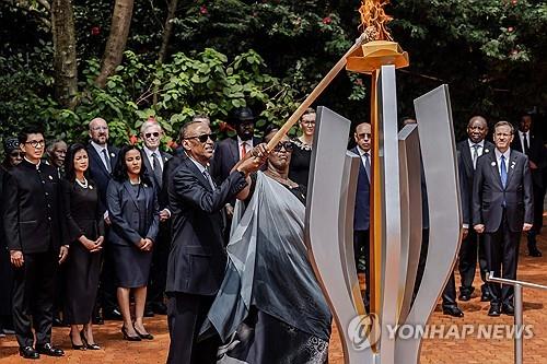 '100일간 100만명 살해' 르완다 대학살 30주기 추모식(종합)