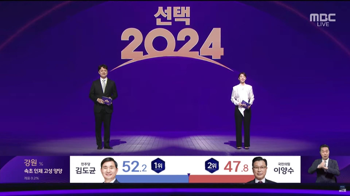 [4·10 총선] 선거만큼 치열했던 개표방송 경쟁…MBC 시청률 1위(종합)