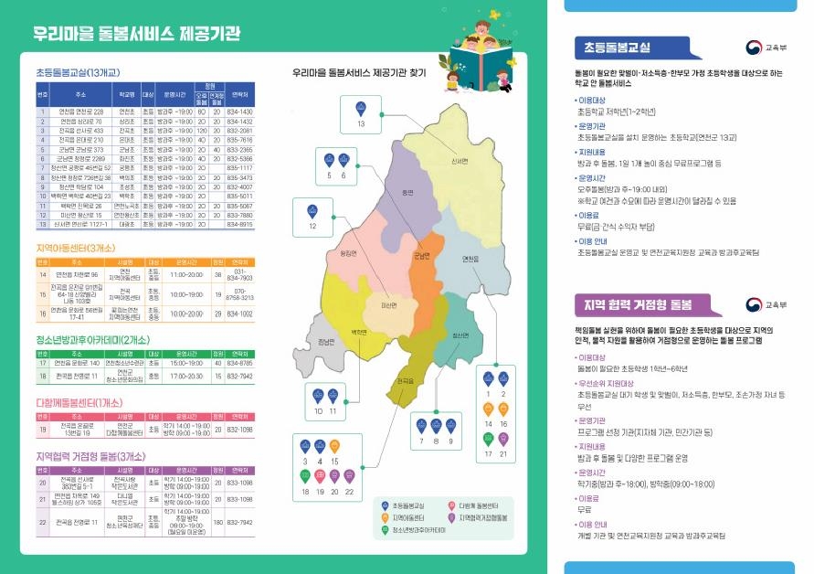 경기교육청, 교육돌봄 서비스 정보 담은 '자원지도' 제작
