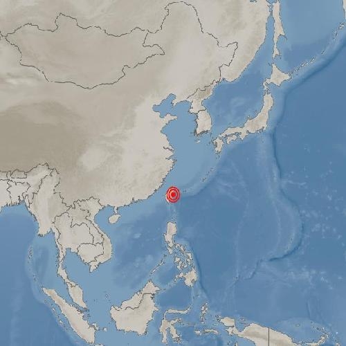 대만 화롄현 남쪽 바다서 규모 6.0 지진 발생