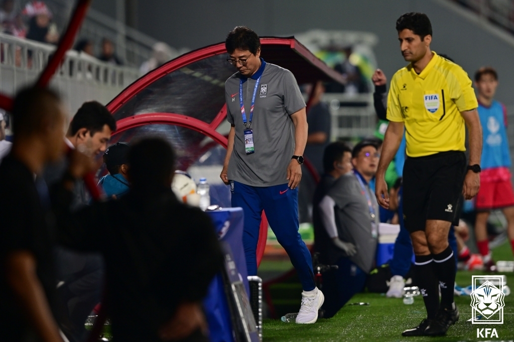 명재용 U-23 대표팀 코치 "행운이 우리에게 오지 않았다"