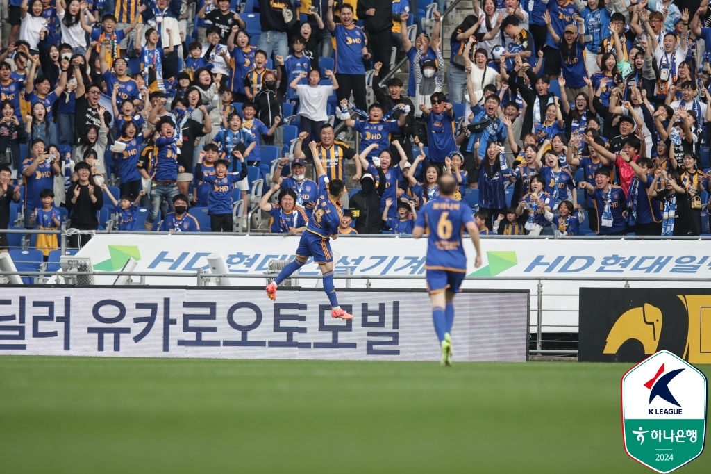 이동경, 입대 전날도 1골 1도움…K리그1 울산, 제주에 3-1 쾌승(종합)