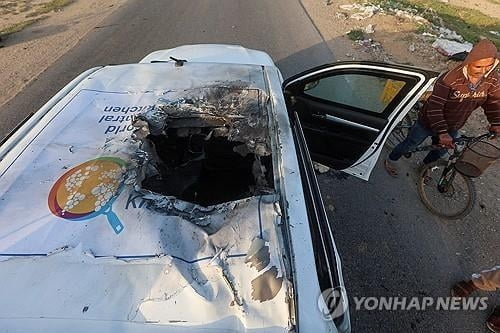"하마스로 오인"…'구호트럭 오폭' 재차 인정