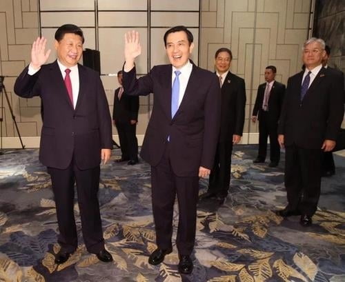시진핑, '친중' 마잉주에 "외부 간섭 국가 재결합 못막아"