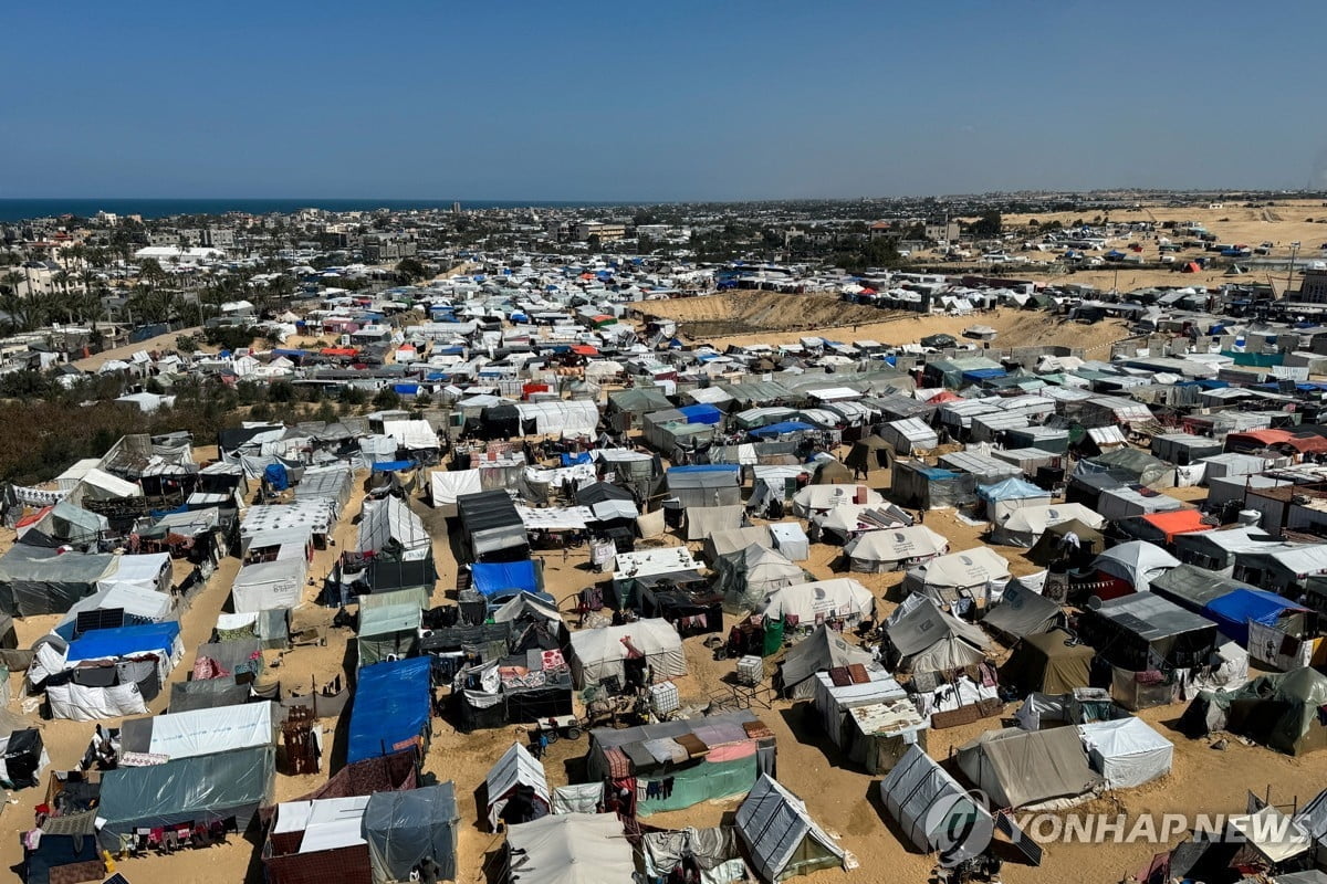 이스라엘, 라파 공격 임박했나…대규모 텐트촌 조성
