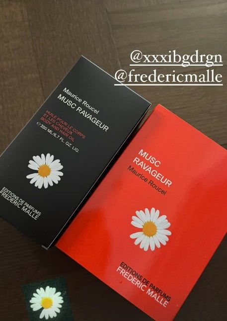 Ko So-young, G-Dragon's limited edition perfume gift certificate "Thank you"