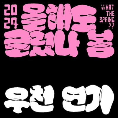 10cm 콘서트  '올해도 글렀나 봄', 우천 예보로 잠정 연기