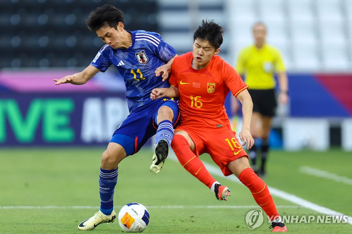 10명 싸운 일본, 중국 1-0 제압…U-23 아시안컵 첫판 승리