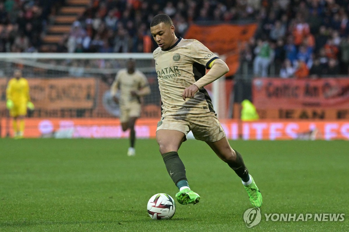 '이강인 61분' PSG, 로리앙 대파…음바페·뎀벨레 멀티골