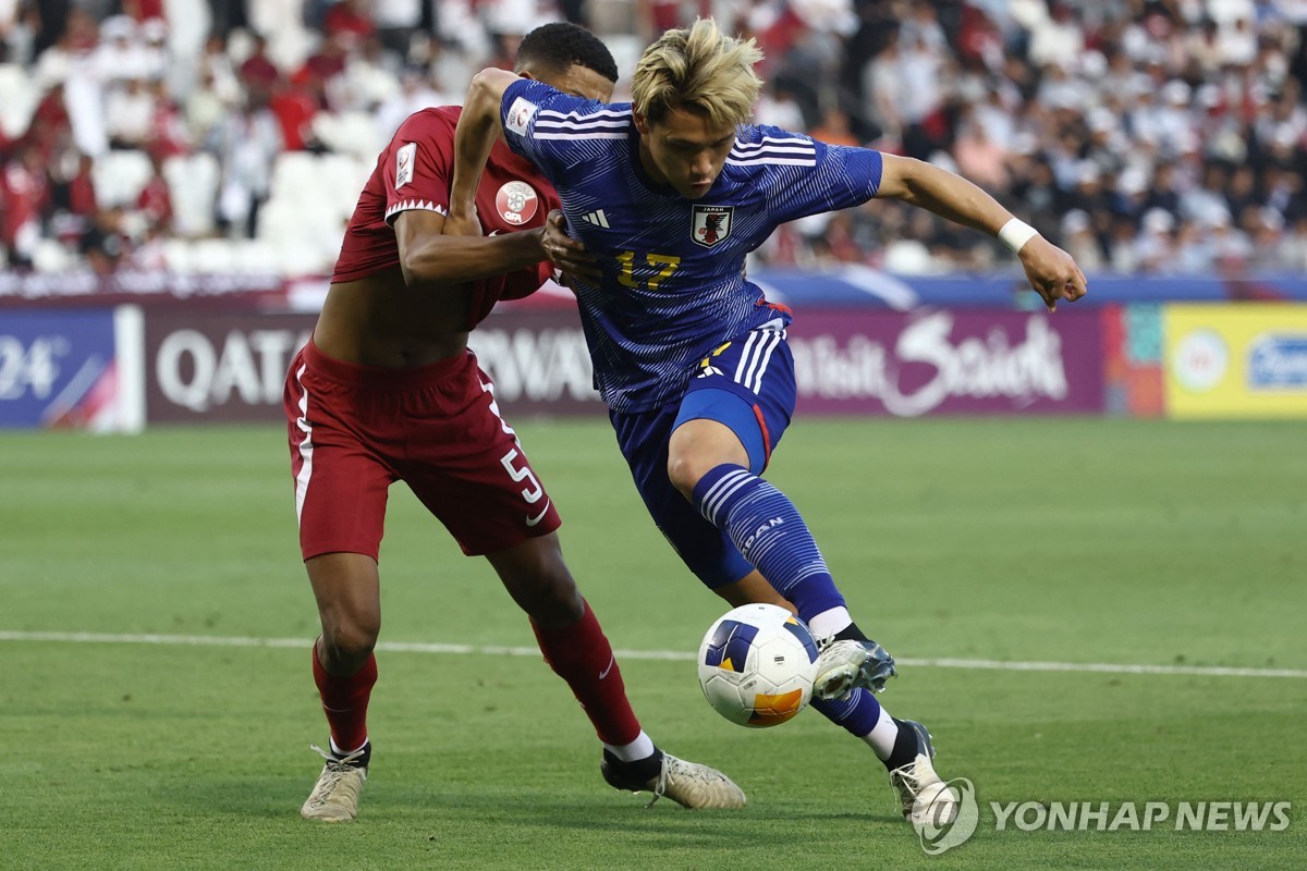 일본, 개최국 카타르 4-2로 제압…U-23 아시안컵 4강 진출