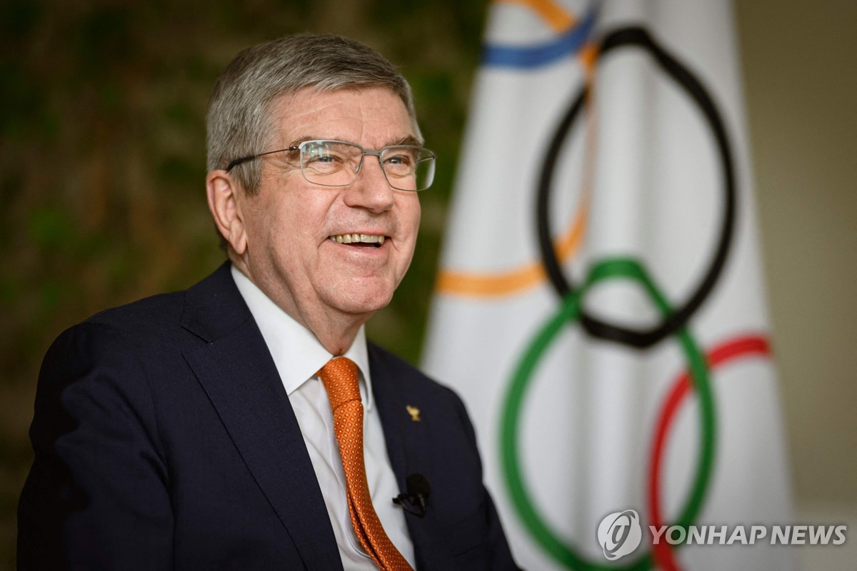 바흐 IOC 위원장 "파리올림픽 개회식, 상징적이며 잊지 못할 것"