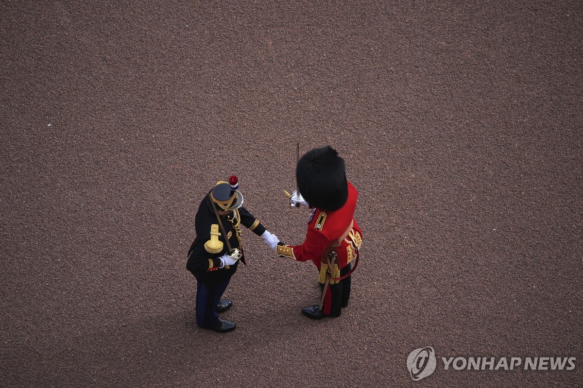 [월드&포토] 버킹엄궁 앞 프랑스군, 엘리제궁 앞 영국군