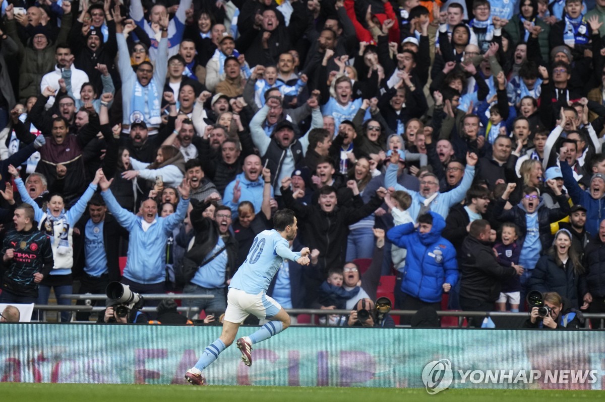 '실바 결승골' 맨시티, 첼시 1-0 꺾고 FA컵 결승 진출