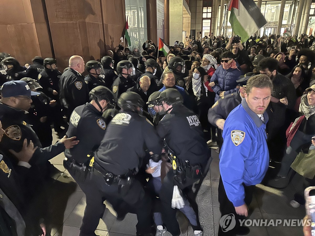 거세지는 대학가 가자전쟁 반대 시위…미국 전역으로 확산