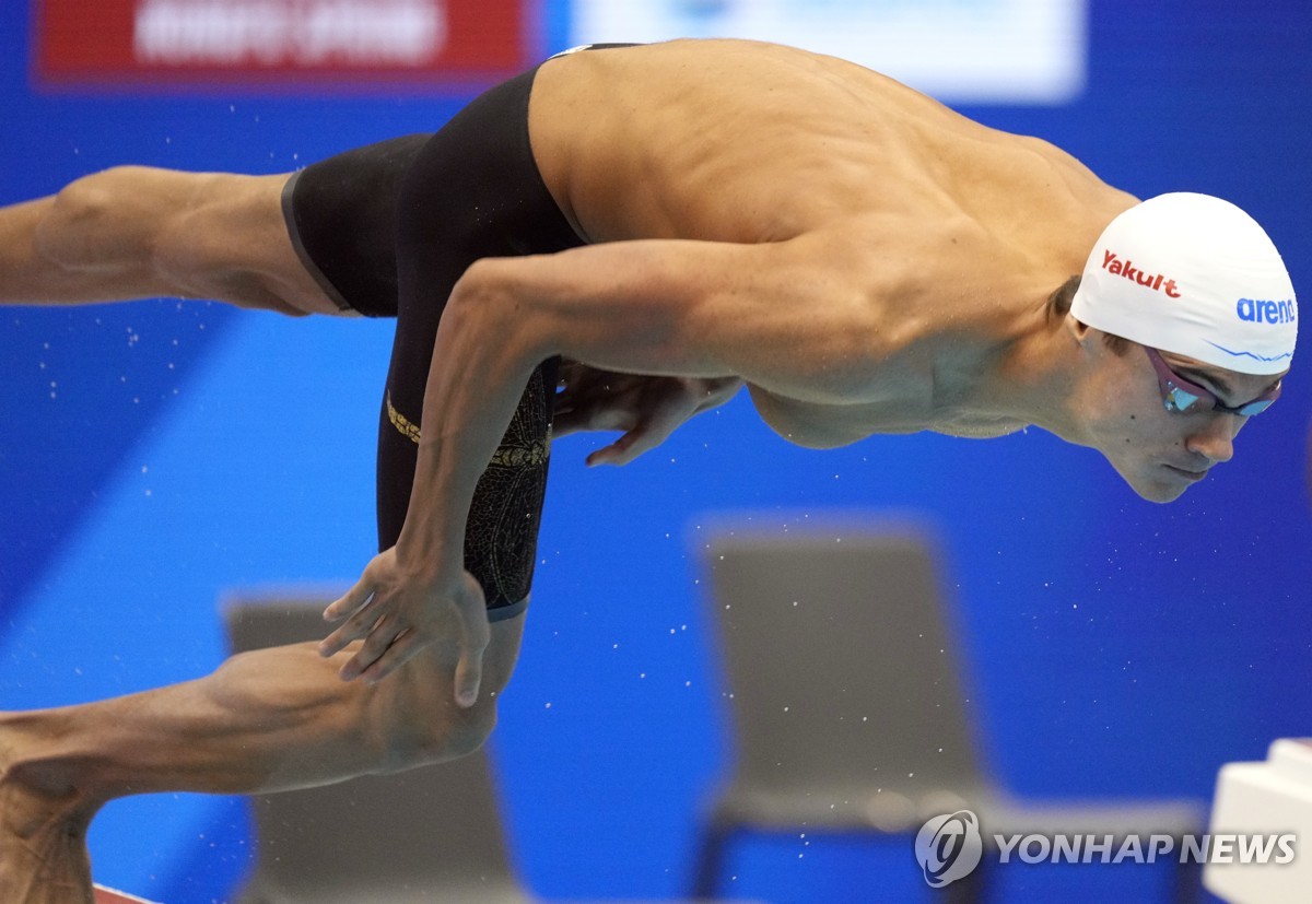 '황선우 라이벌' 포포비치, 파리올림픽 자유형 100·200ｍ 출전