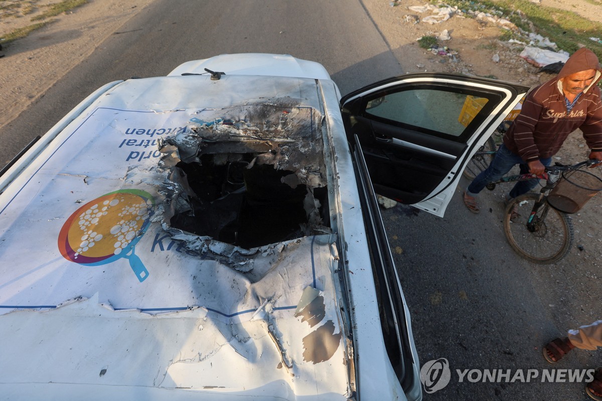 이스라엘 폭격받은 구호단체 "진상규명 위해 독립적 조사 필요"(종합)