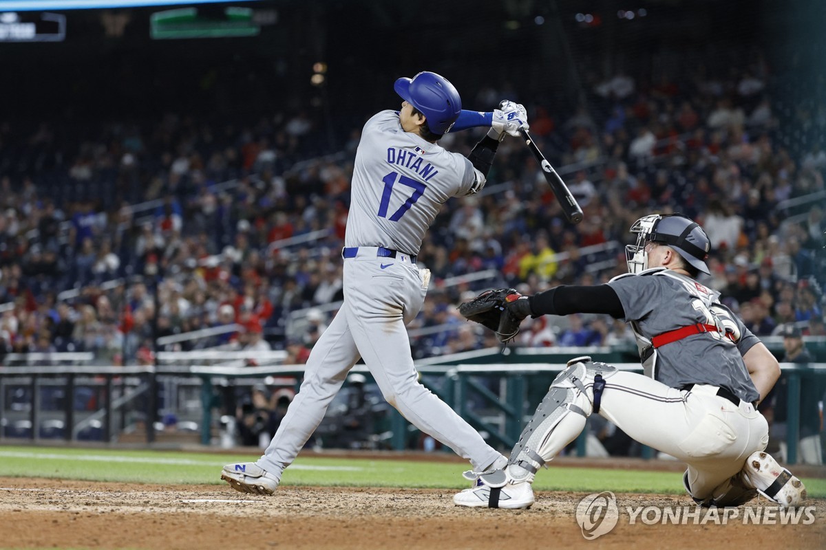 오타니, MLB 데뷔 후 가장 빠른 시속 191㎞ 홈런 쾅…시즌 6호