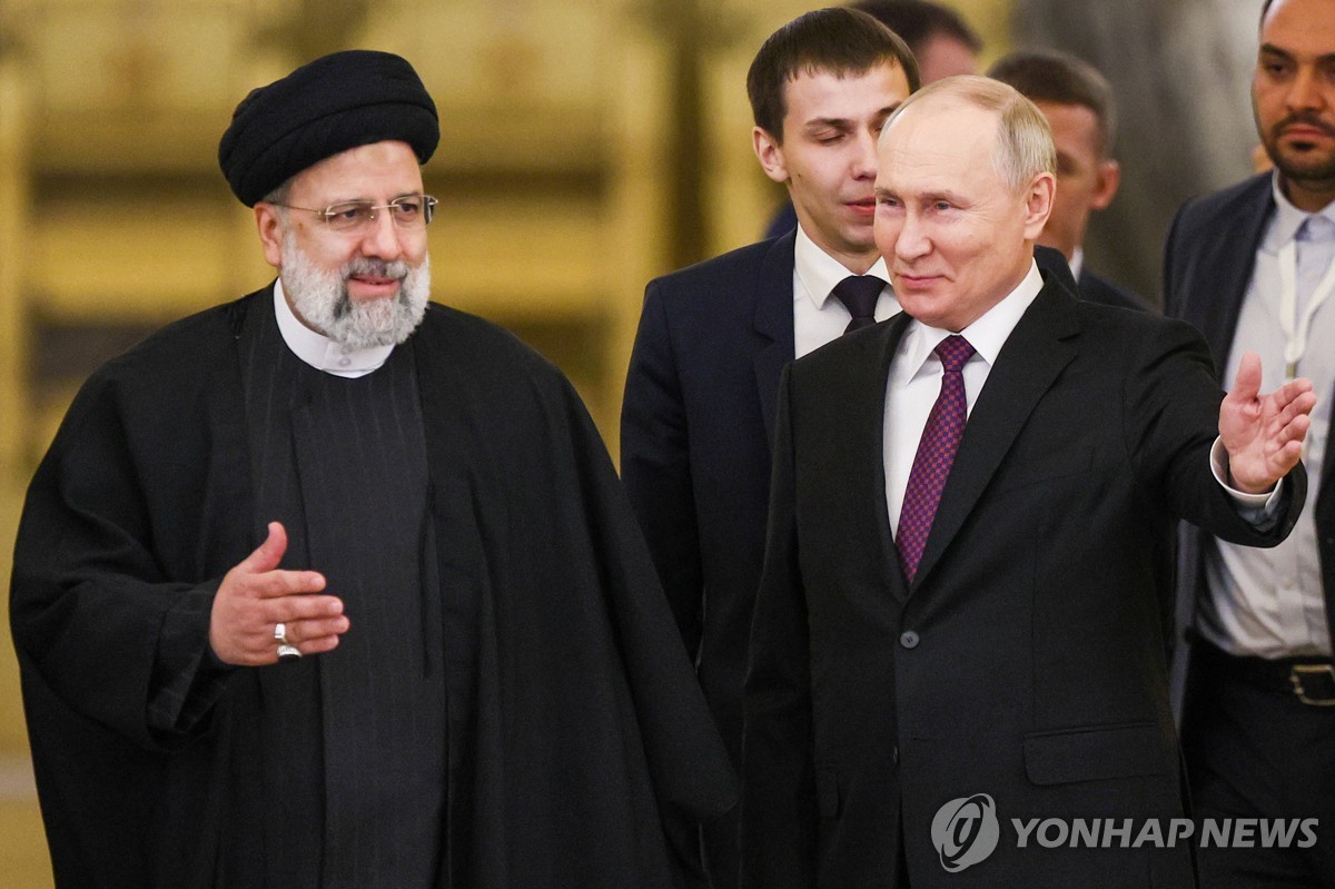 이란 대통령, 푸틴에 "중동 긴장 증폭엔 관심 없어"