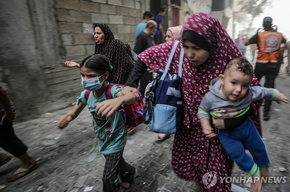 유니세프 "이-하마스 전쟁에 가자지구 어린이 약 1만4천명 숨져"