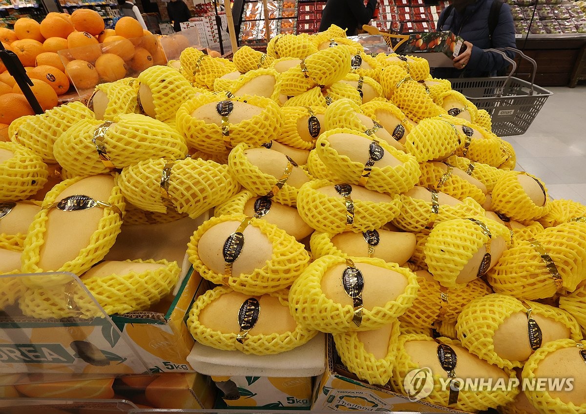 지난달 파인애플·망고 수입 역대 최대…사과·배 수요 분산