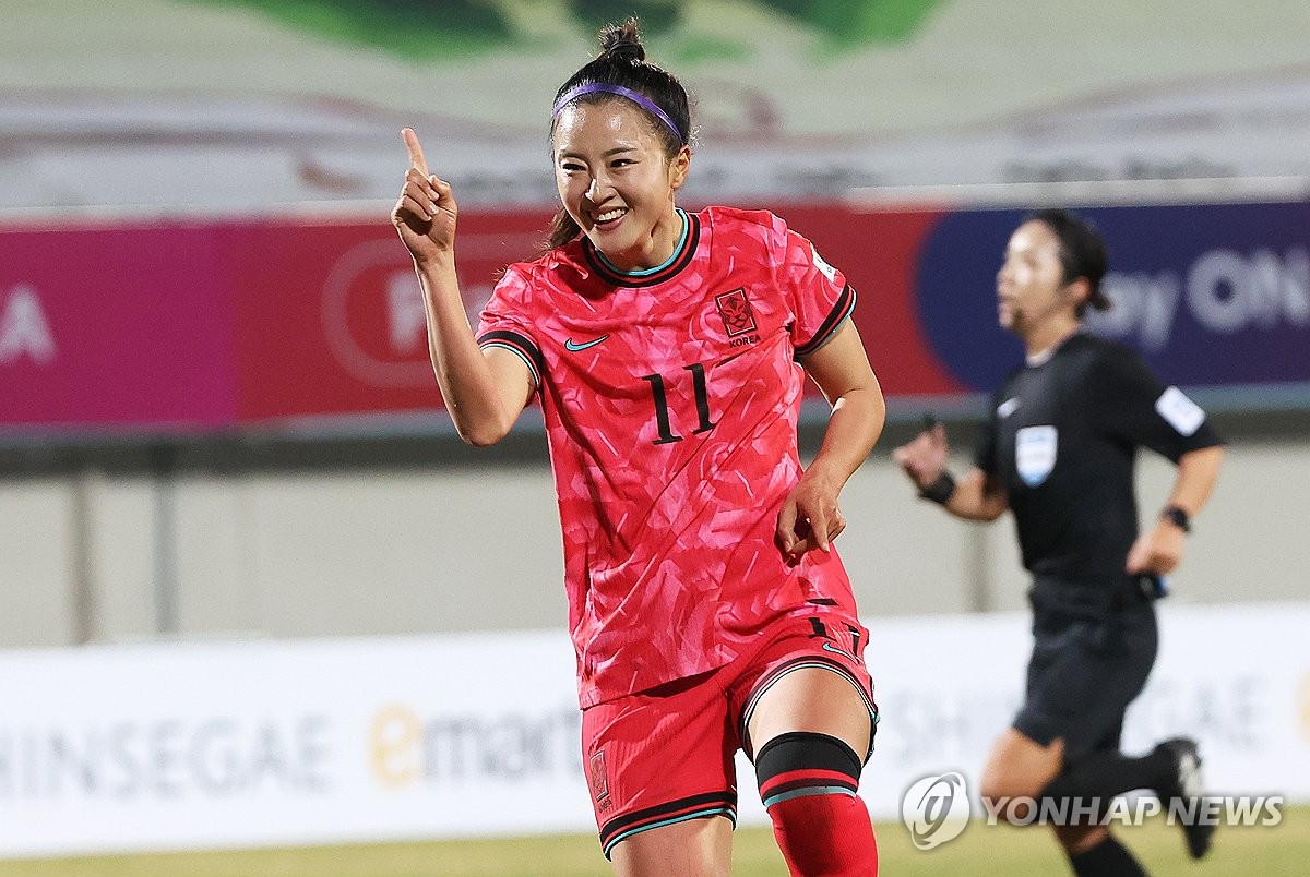 여자 축구대표팀, 올해 국내 첫 A매치서 필리핀에 3-0 완승