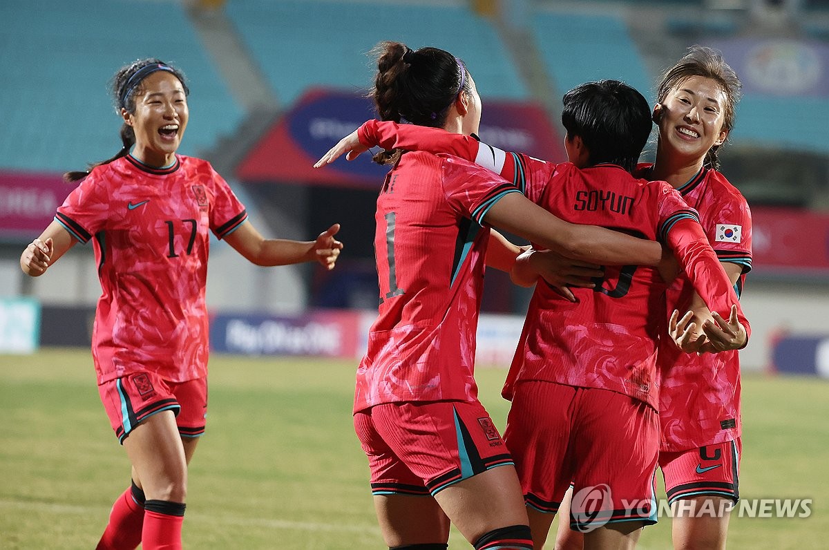 여자 축구대표팀, 올해 국내 첫 A매치서 필리핀에 3-0 완승(종합)