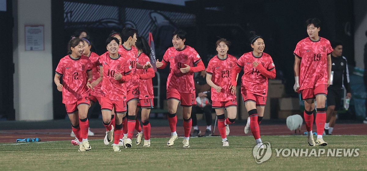 '최유리 1골 1도움' 여자축구 벨호, 필리핀과 2차전도 2-1 승