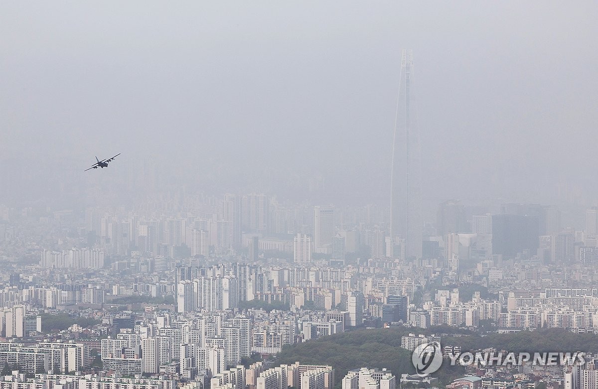 울산에도 황사경보 추가 발령…미세먼지 농도 다시 높아져