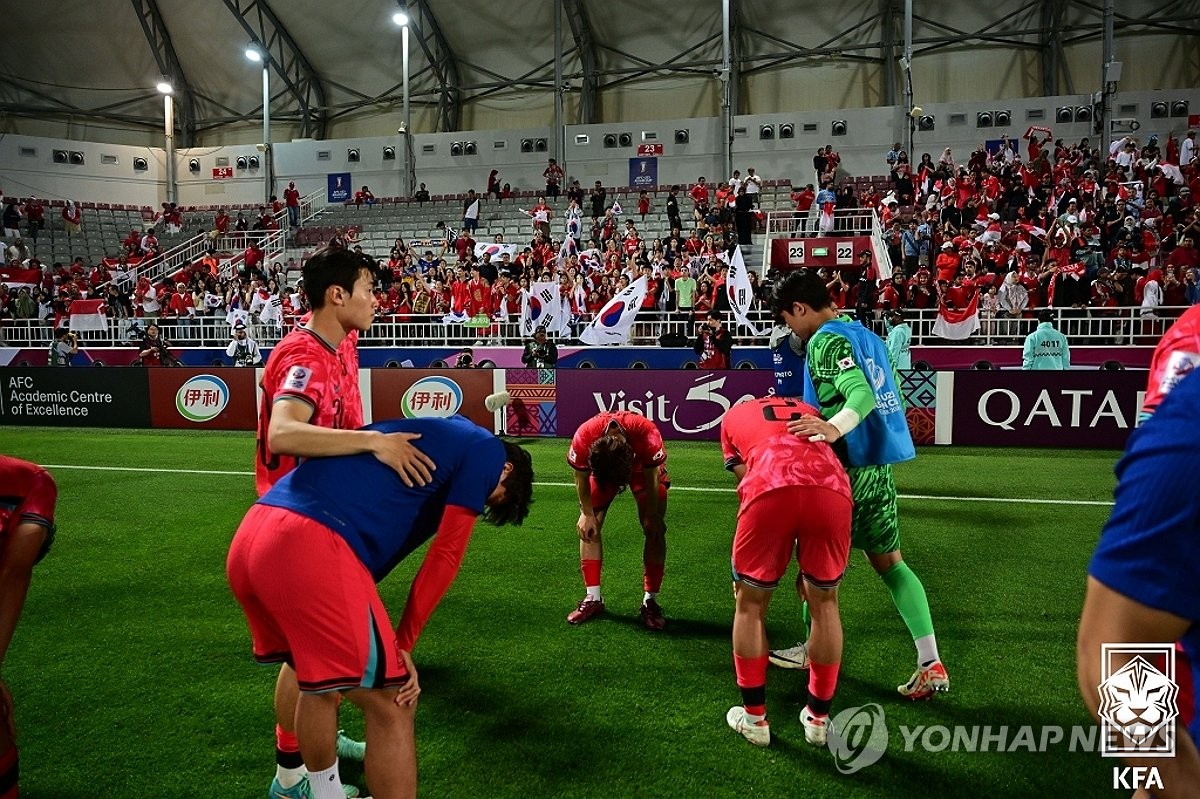 '파리행 실패' 한국 U-23 축구대표팀, 27일 귀국…소속팀 복귀