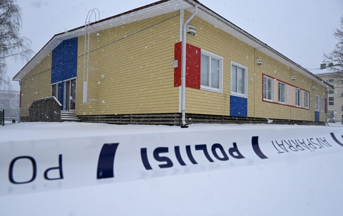 총기 난사 사고가 발생한 핀란드 헬싱키 동북쪽 반타 시 한 학교/사진=AFP