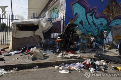 LA 노숙자 문제 완화에 AI 활용…"위기 가구 먼저 찾아내 지원"