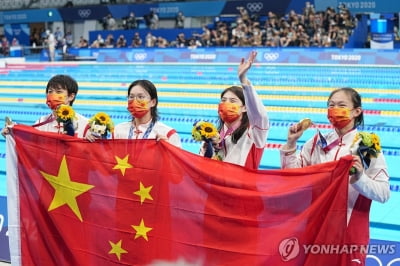 "중국수영, 도쿄올림픽 여자계영 金 박탈"…외신, 도핑의혹 제기(종합)