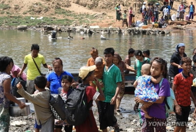 미얀마군-반군 교전 재개…피란민 2천명 태국으로 대피